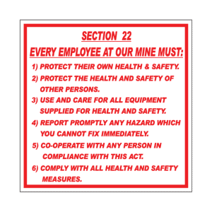 Section 22 Every Employee Must Sign