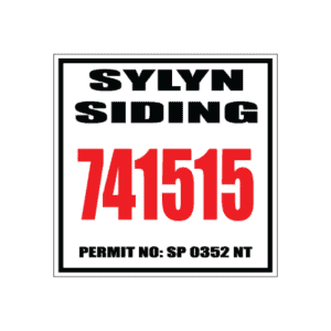 Siding Sign
