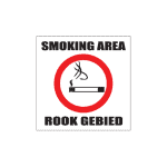 Smoking Area Standard Sign