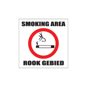 Smoking Area Standard Sign