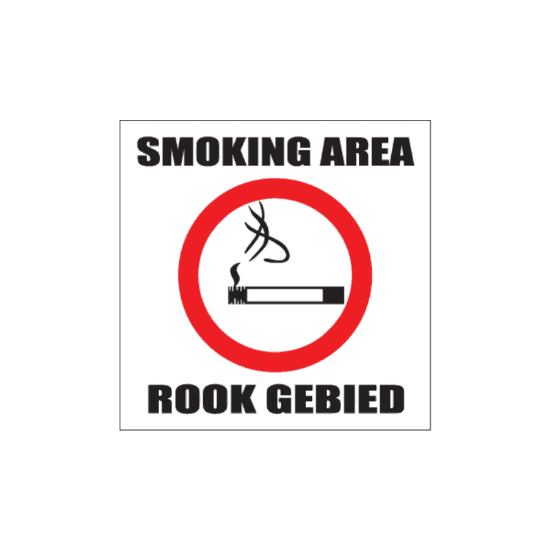 Smoking Area Standard Sign