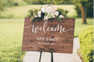 wedding welcome sign boards