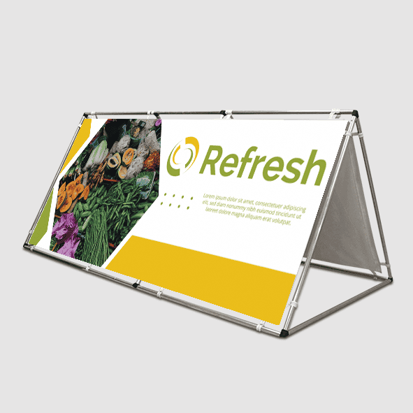 Fade Resistant A-Frame banners