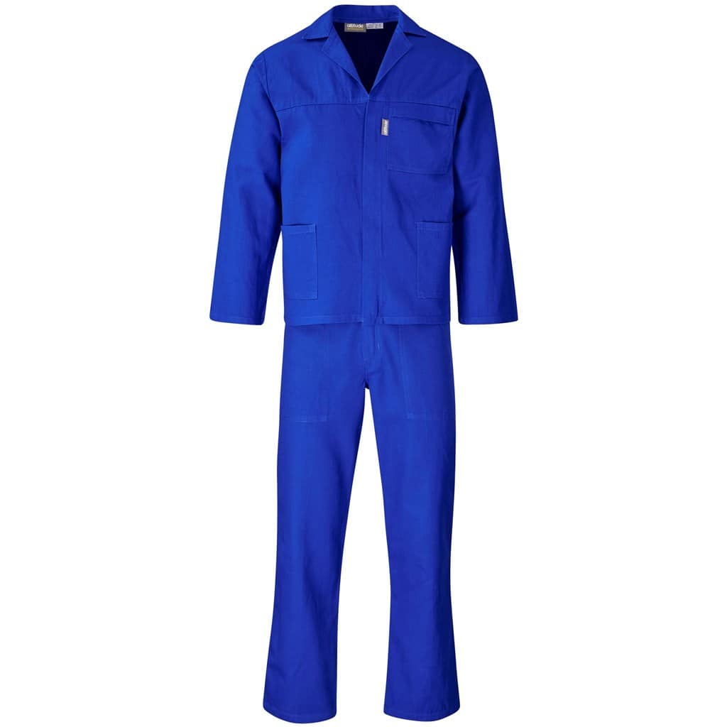 ROYAL BLUE Technician 100% Cotton Conti Suit