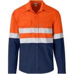 ORANGE Access Vented Two-Tone Reflective Work Shirt