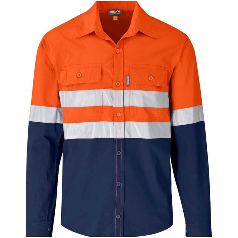 ORANGE Access Vented Two-Tone Reflective Work Shirt
