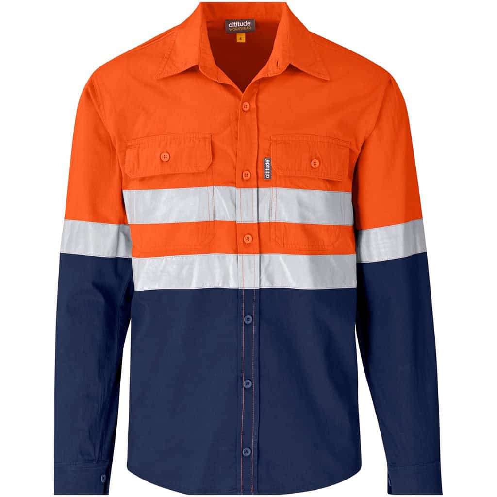 ORANGE Access Vented Two-Tone Reflective Work Shirt