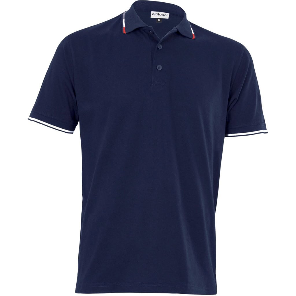 NAVY Mens Ash Golf Shirt - Navy