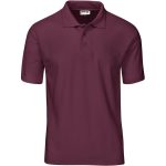 DARK RED Kids Basic Pique Golf Shirt