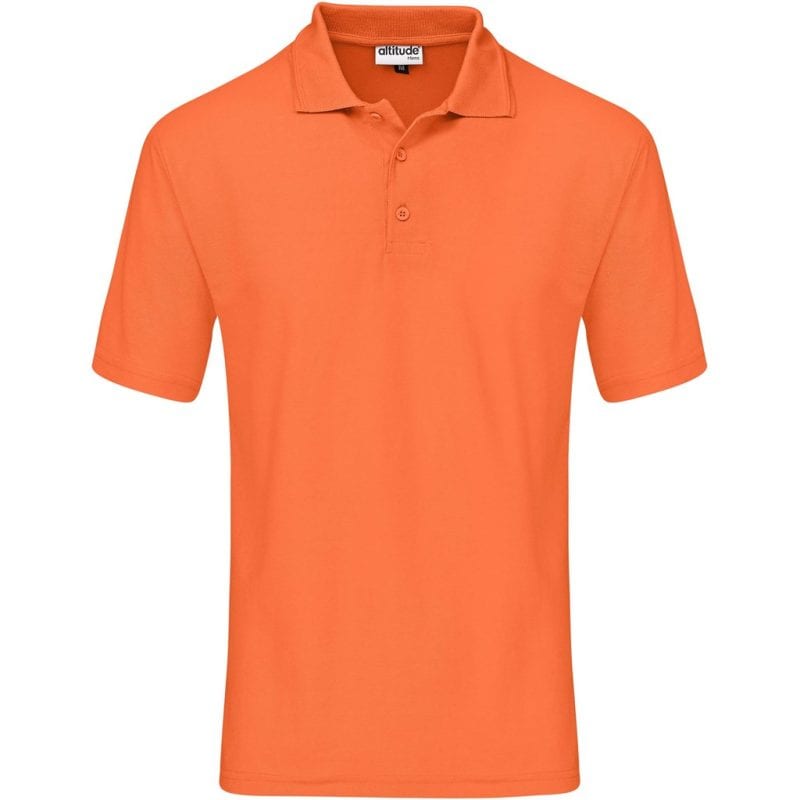 ORANGE Kids Basic Pique Golf Shirt