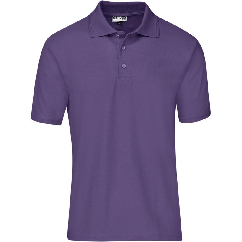 PURPLE Kids Basic Pique Golf Shirt