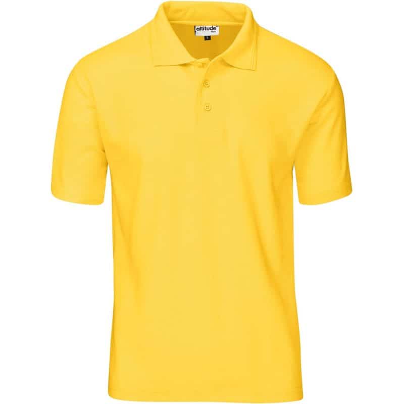 YELLOW Kids Basic Pique Golf Shirt