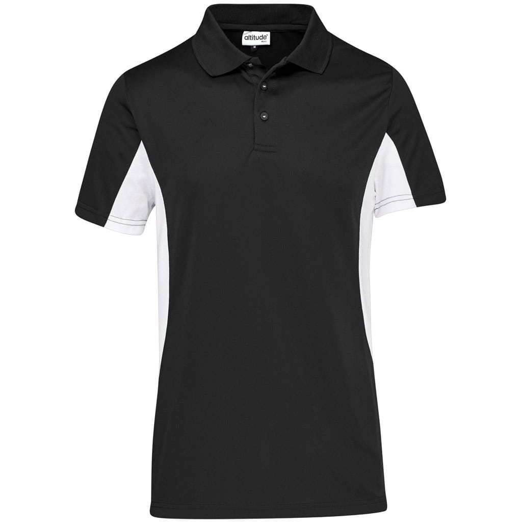 BLACK Mens Championship Golf Shirt - Black