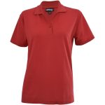 RED Ladies Melrose Heavyweight Golf Shirt - Red