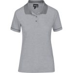 Light Grey Ladies Verge Golf Shirt - Light Grey
