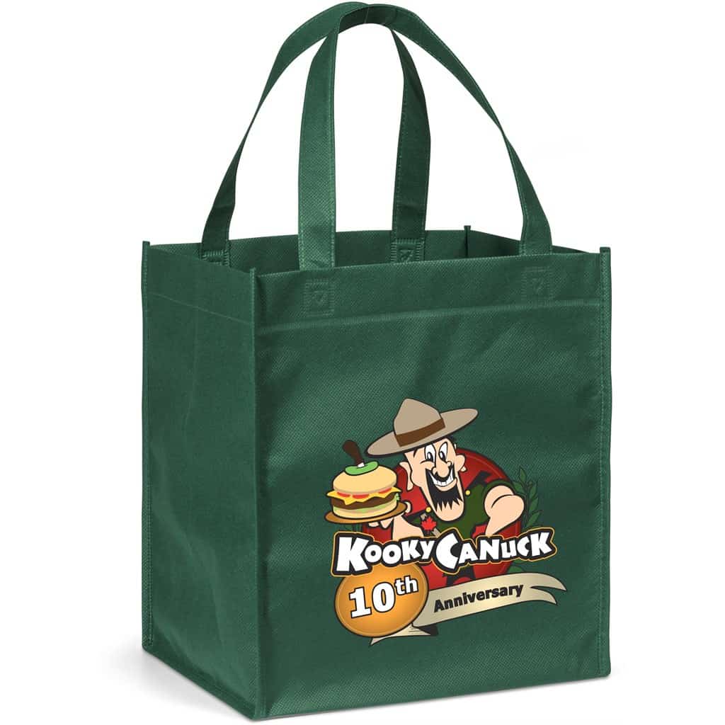 DARK GREEN Gala Non-Woven Shopper