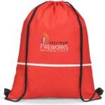 RED Brighton Non-Woven Drawstring Bag