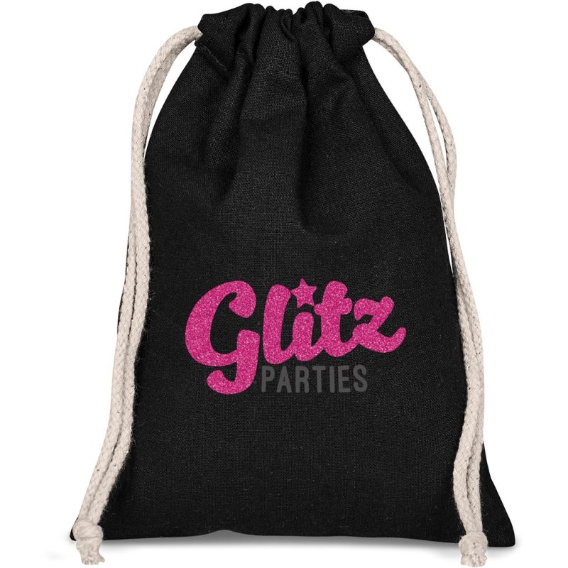 BLACK Allsorts Mini Cotton Drawstring Pouch