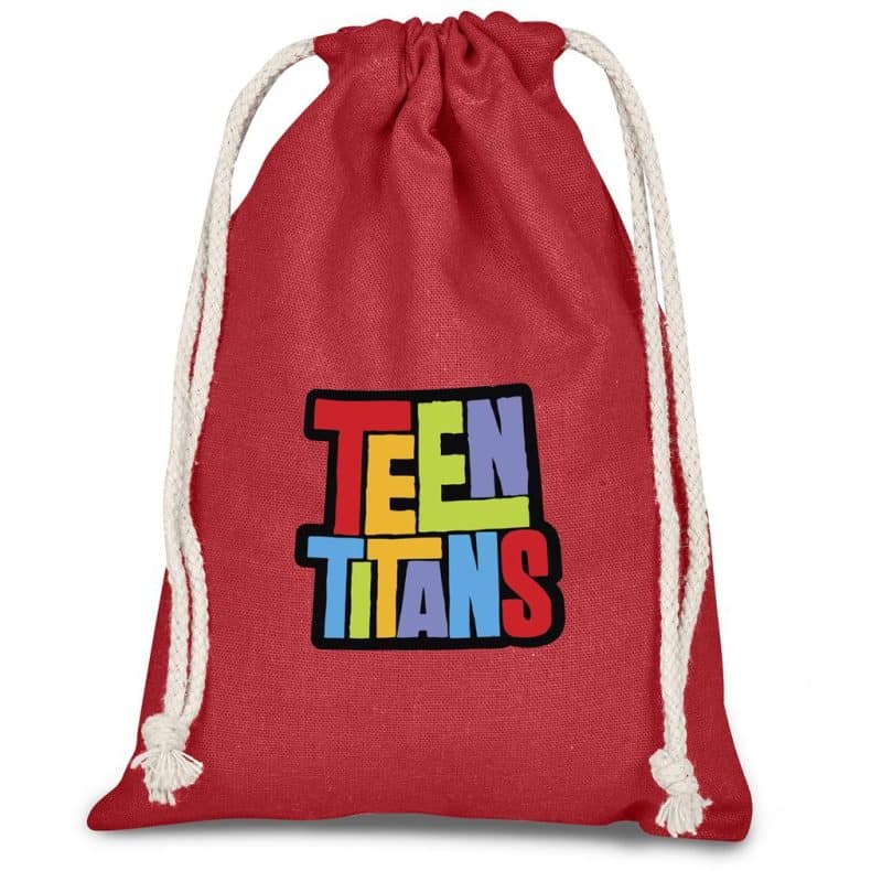 Altitude Allsorts Mini Cotton Drawstring Pouch - Red
