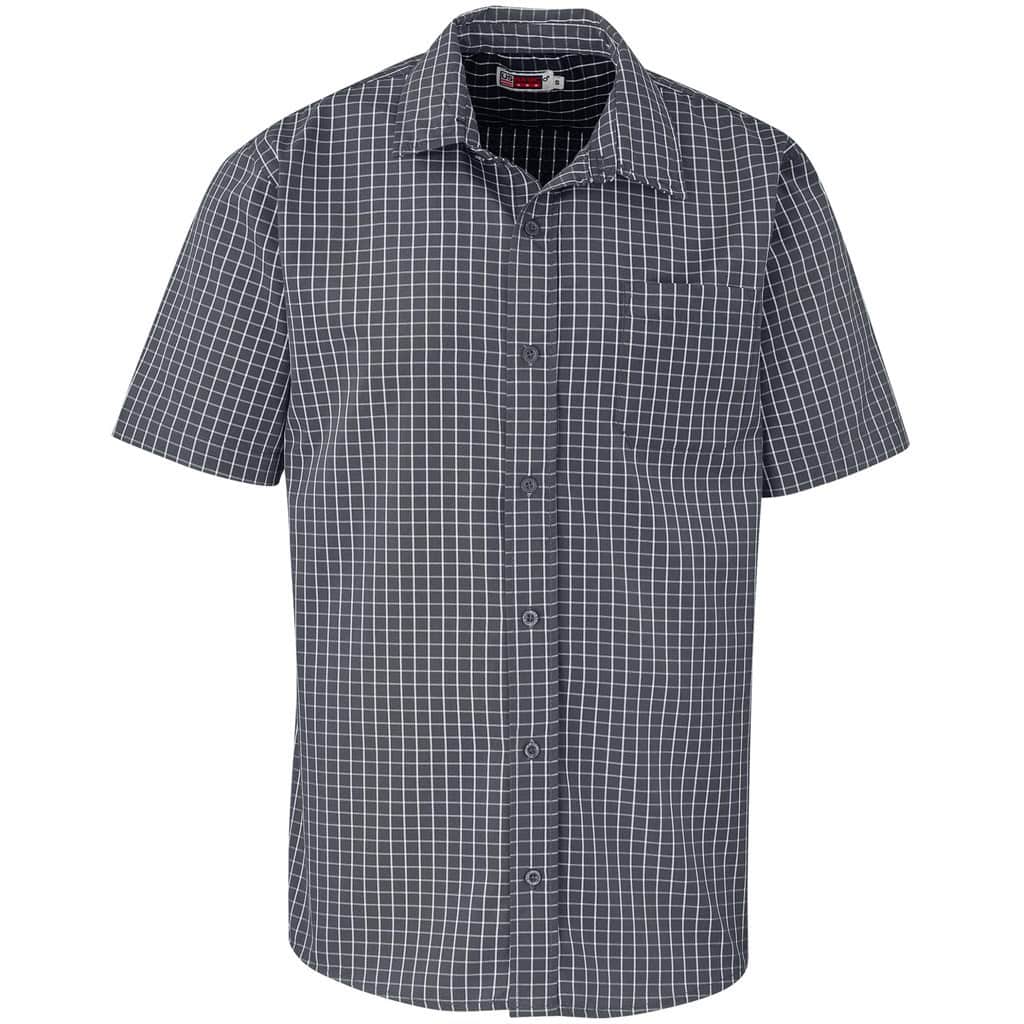 GREY Mens Short Sleeve Aston Shirt