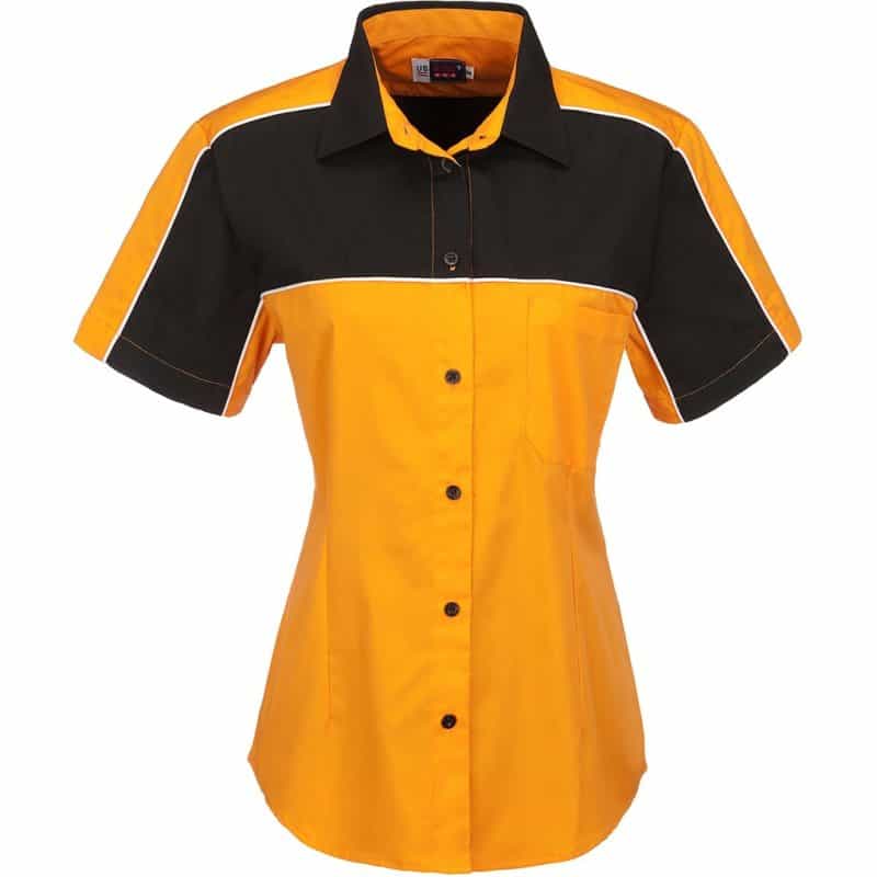 ORANGE Ladies Daytona Pitt Shirt - Orange