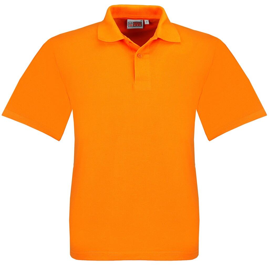 ORANGE Kids Elemental Golf Shirt - Orange