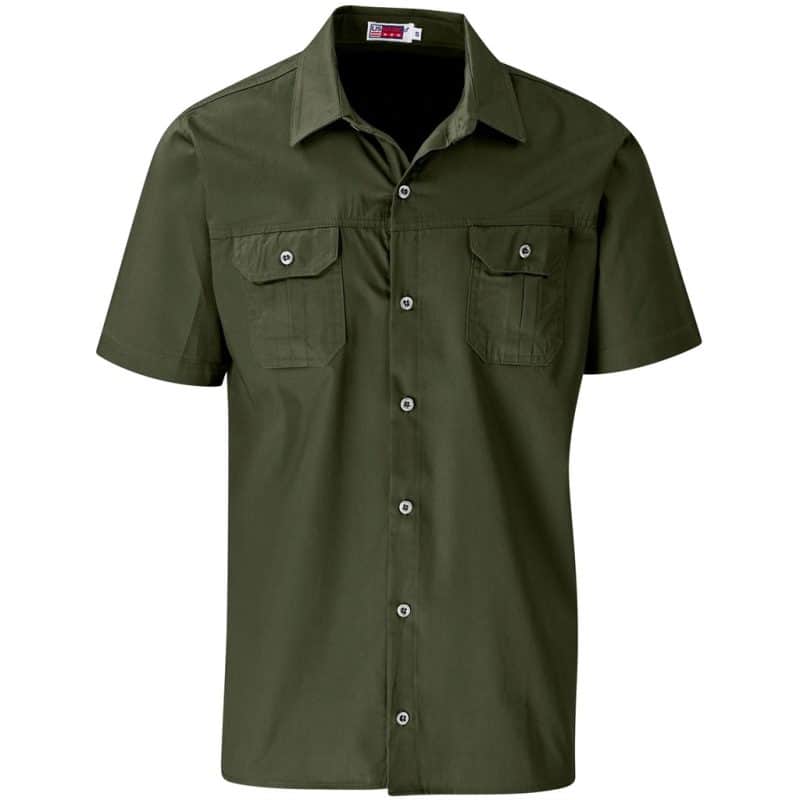 MILITARY GREEN Ladies Long Sleeve Wildstone Shirt