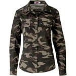 CAMOUFLAGE Ladies Long Sleeve Wildstone Shirt - Camouflage