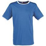 LIGHT BLUE Mens Adelaide Contrast T-Shirt - Light Blue