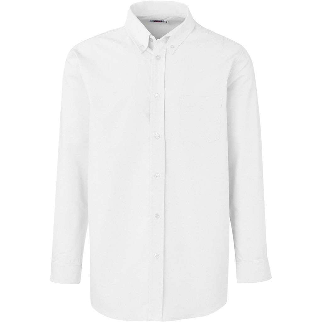 WHITE Mens Long Sleeve Aspen Shirt