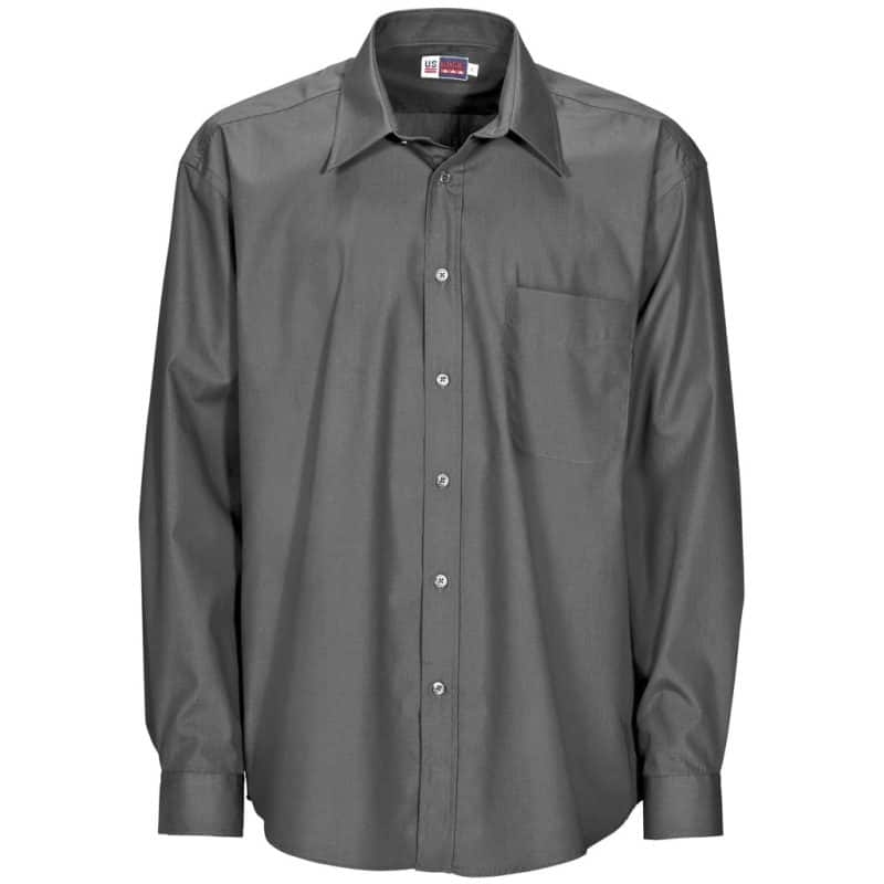 GREY Mens Long Sleeve Washington Shirt - Grey