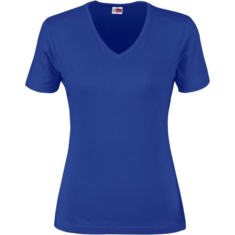 ROYAL BLUE Ladies Super Club 165 V-Neck T-Shirt