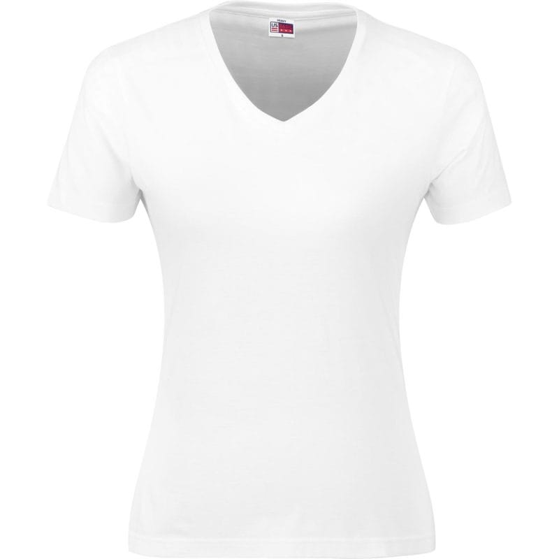 WHITE Ladies Super Club 165 V-Neck T-Shirt