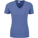 BLUE Ladies Michigan Melange V-Neck T-Shirt