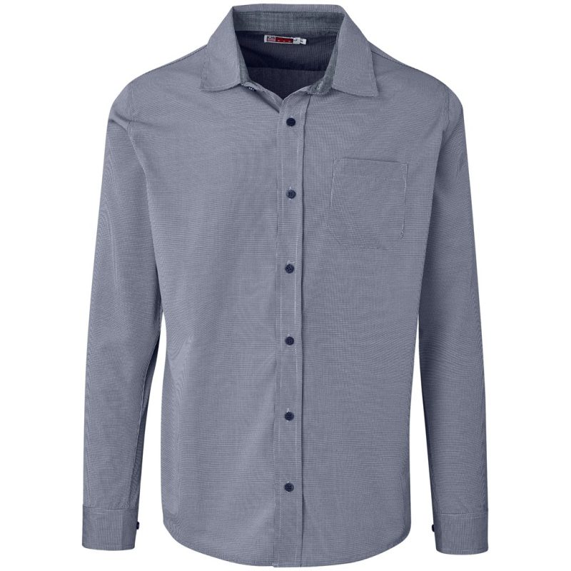 NAVY Mens Long Sleeve Coventry Shirt - Navy