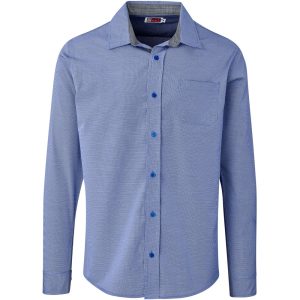 ROYAL BLUE Mens Long Sleeve Coventry Shirt - Royal Blue