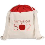 RED Kooshty Dominica Jumbo Cotton Drawstring Bag