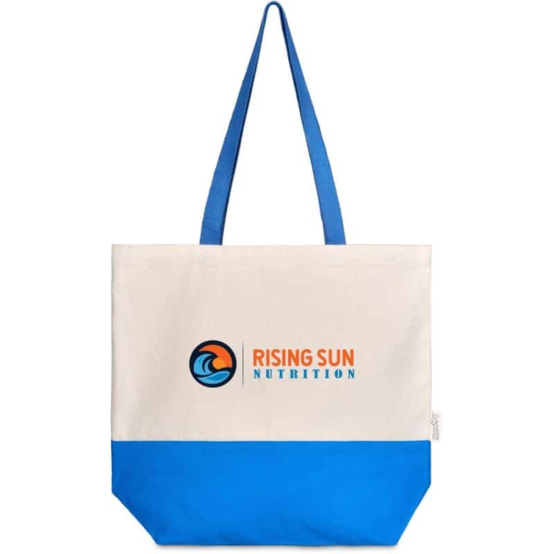 BLUE Kooshty Convo Cotton Beach Bag