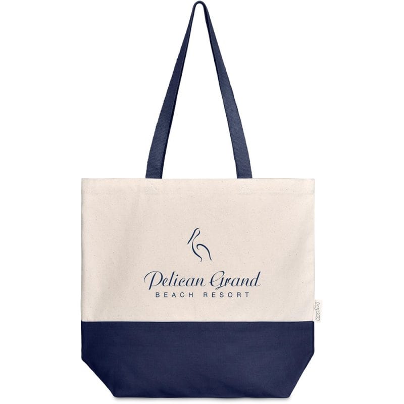 NAVY Kooshty Convo Cotton Beach Bag