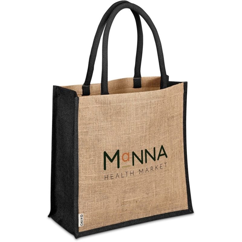 BLACK Okiyo Okinawa Jute Tote