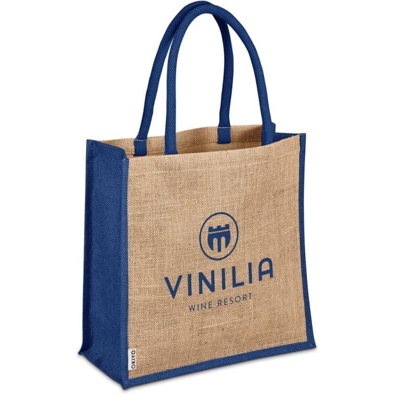 BLUE Okiyo Okinawa Jute Tote
