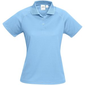 LIGHT BLUE Ladies Sprint Golf Shirt - Light Blue