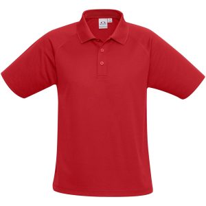 RED Kids Sprint Golf Shirt - Red