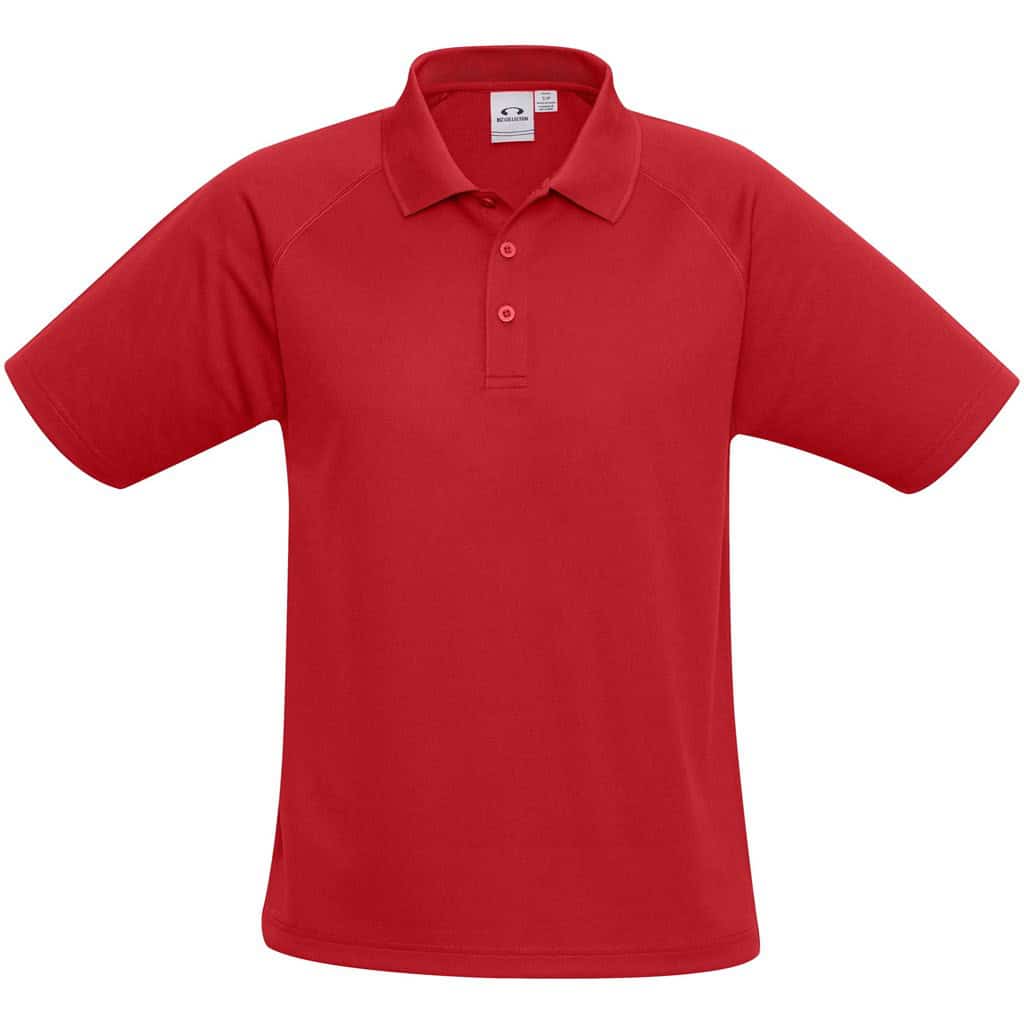 RED Kids Sprint Golf Shirt - Red