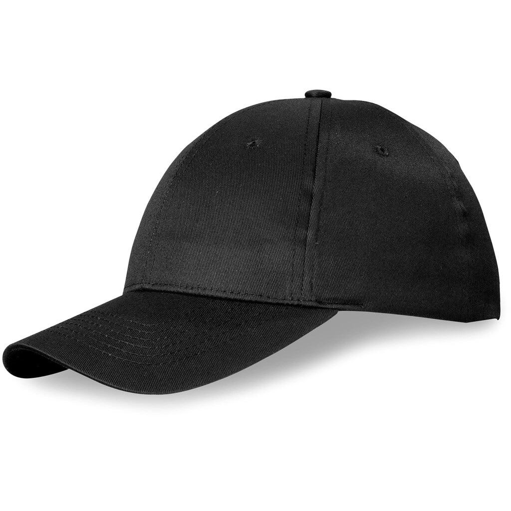 BLACK Detroit Cap - 6 Panel