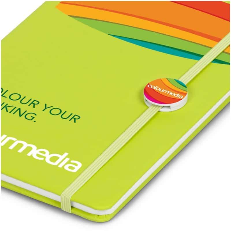 SOLID WHITE Gravity Round Notebook Disc