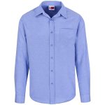 SKY BLUE Mens Long Sleeve Oxford Shirt