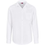WHITE Mens Long Sleeve Oxford Shirt