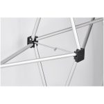 Straight Banner Wall aluminium frame