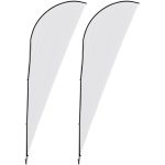 Legend 4m Sharkfin Flying Banner (Set of 2)